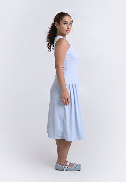Archetype Travel Hyden Sleeveless Dress (Light Blue)