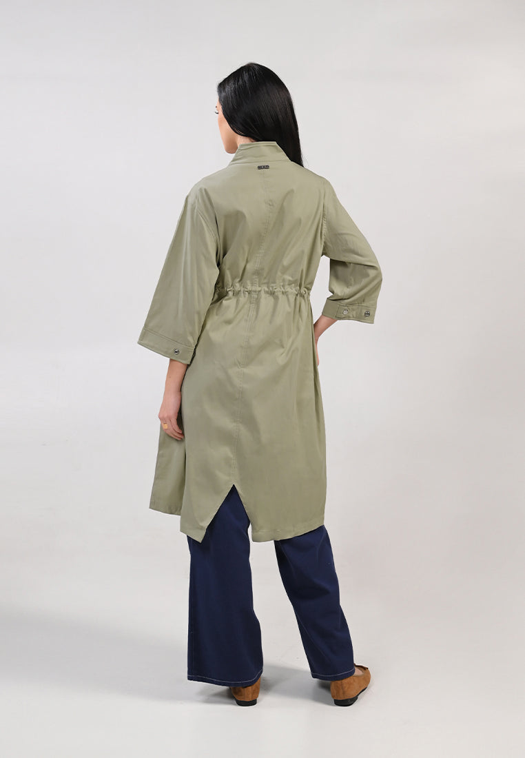 Raf Ibbley Quarter Sleeve Dress (Sage)