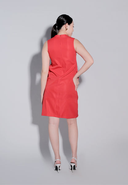 Holiday 2025 Ikshan Sleeveless Dress (Red)