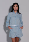 Holiday 2025 Inaki Long Sleeve Top (Light Blue)