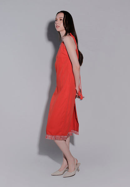 Holiday 2025 Ingrid Sleeveless Dress (Red)