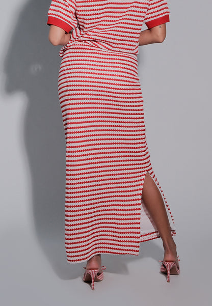 Holiday 2025 Irra Skirt (Striped Red)