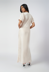 Raf Isabelle Short Sleeve Dress  (Cream)