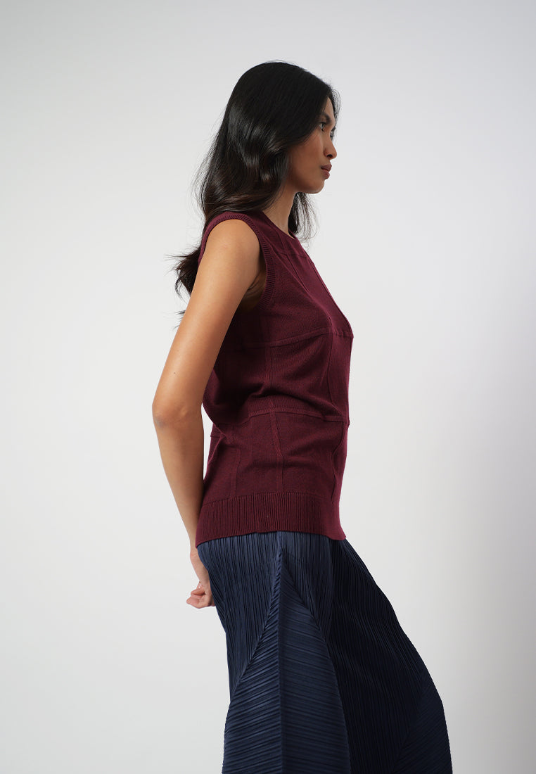 Raf Ivette Sleeveless Top (Red)