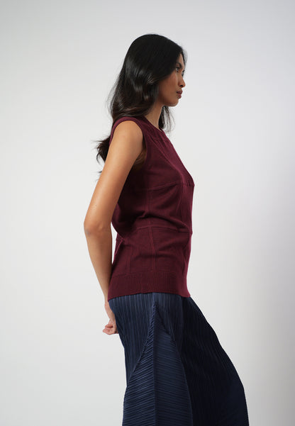 Raf Ivette Sleeveless Top (Red)