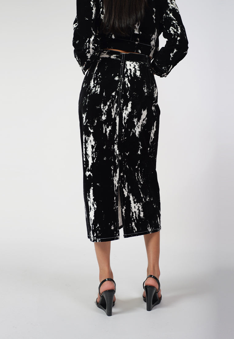 Raf Ivor Skirt (Black/White)