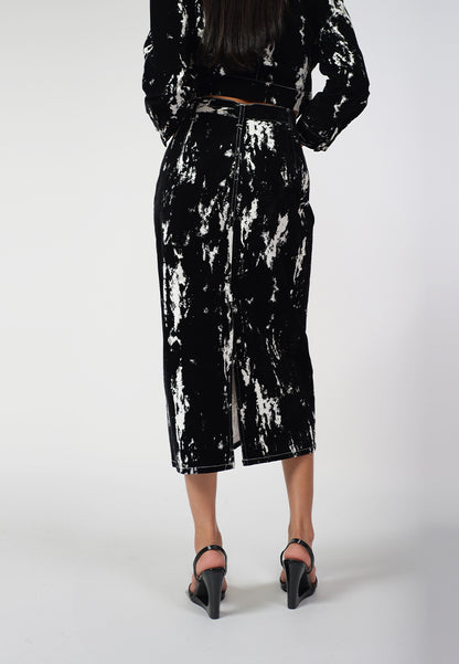 Raf Ivor Skirt (Black/White)