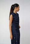 Raf Izobel Sleeveless Top (Navy)