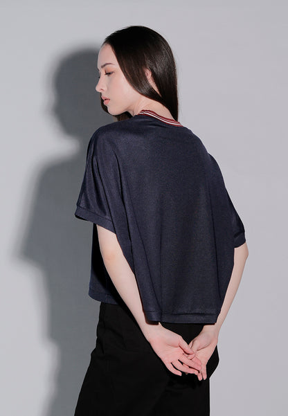 Holiday 2025 Jackal Short Sleeve Shirts Top (Navy)