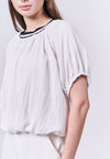 Jamm Short Sleeve Top (Off-white)