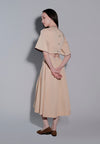 Holiday 2025 Jengga Short Sleeve Dress  (Beige)