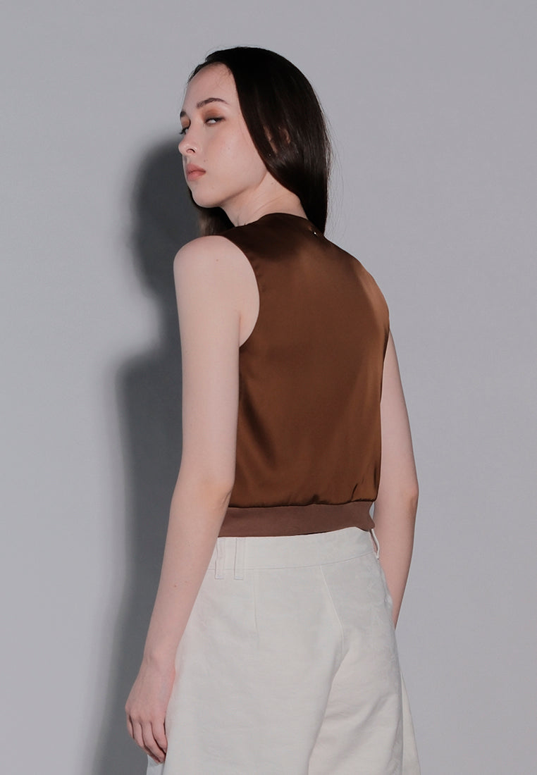 Holiday 2025 Jest Sleeveless Top (Olive)