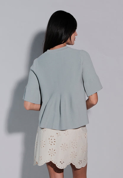 Holiday 2025 Jitters Short Sleeve Top (Mint Green)