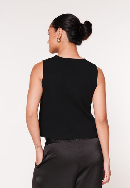Raf Joust Sleeveless Top (Black)