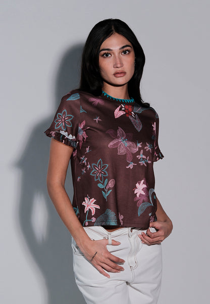 Holiday 2025 Jungle Short Sleeve Top (Multi)