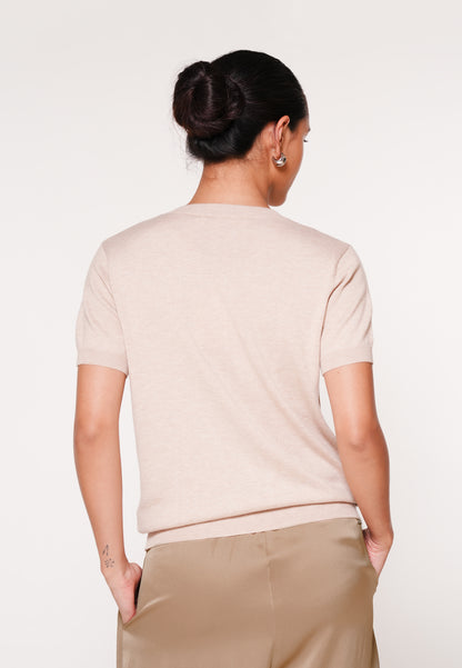 Raf Justice Short Sleeve Top (Taupe)