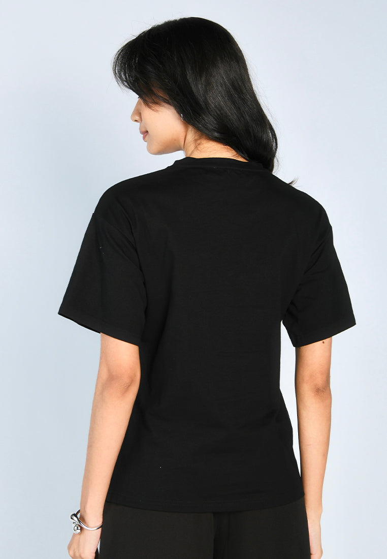 Mark Bumgarner X Vania Romoff For Plains & Prints Limited Edition Tee Top (Black)