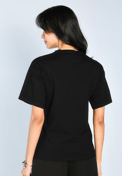 Mark Bumgarner X Vania Romoff For Plains & Prints Limited Edition Tee Top (Black)