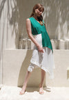 Plains & Prints X Michael Leyva Lia Sleeveless Top (Emerald)