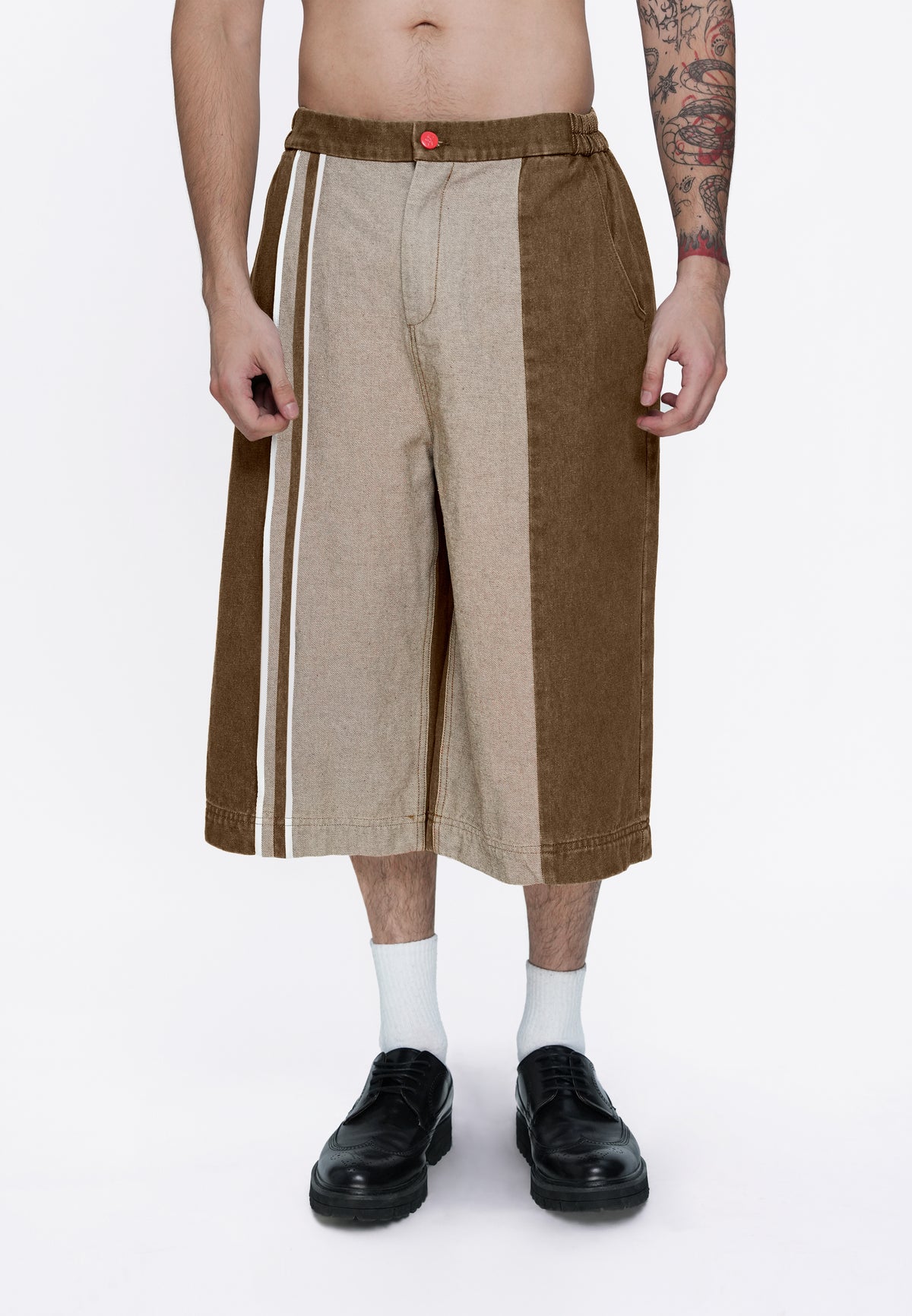 Plains & Prints x Randolf Logo Jorts (Brown)