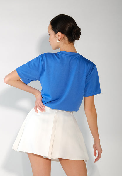 Sari- Sari Mirasol Short Sleeve Top (Blue)