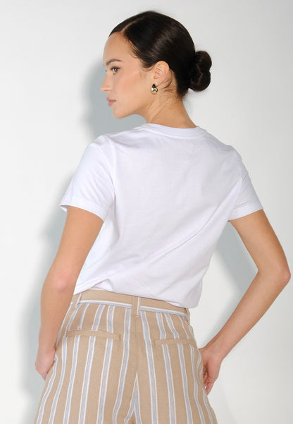 Culturatees Musa Short Sleeve Shirt (White)