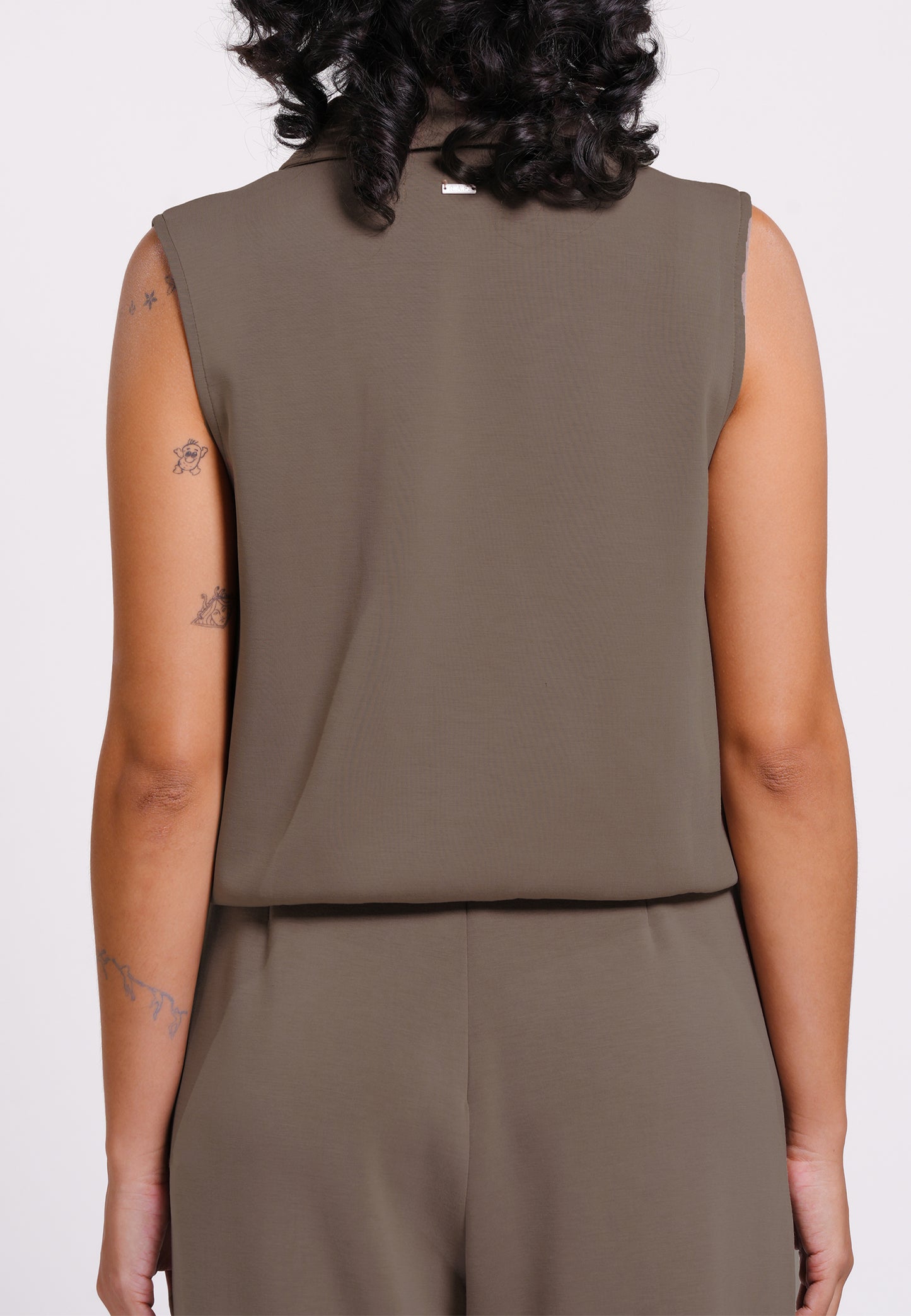 Raf New Sleeveless Top (Taupe)