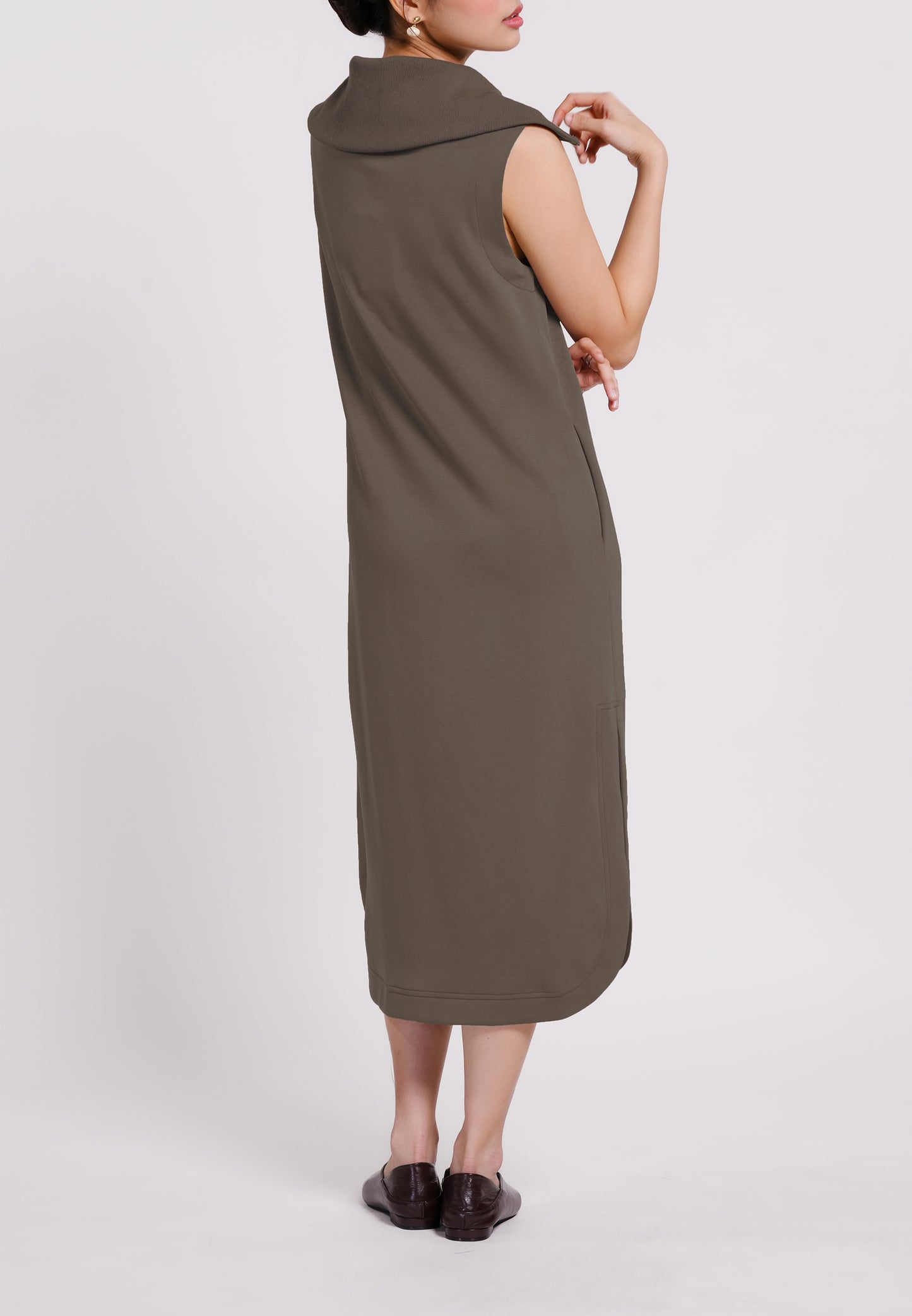 Raf Nice Sleeveless Dress (Taupe)