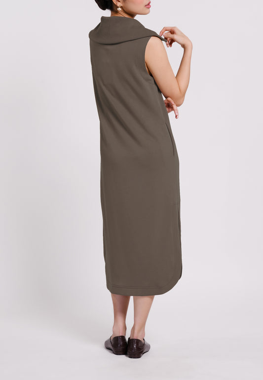 Raf Nice Sleeveless Dress (Taupe)