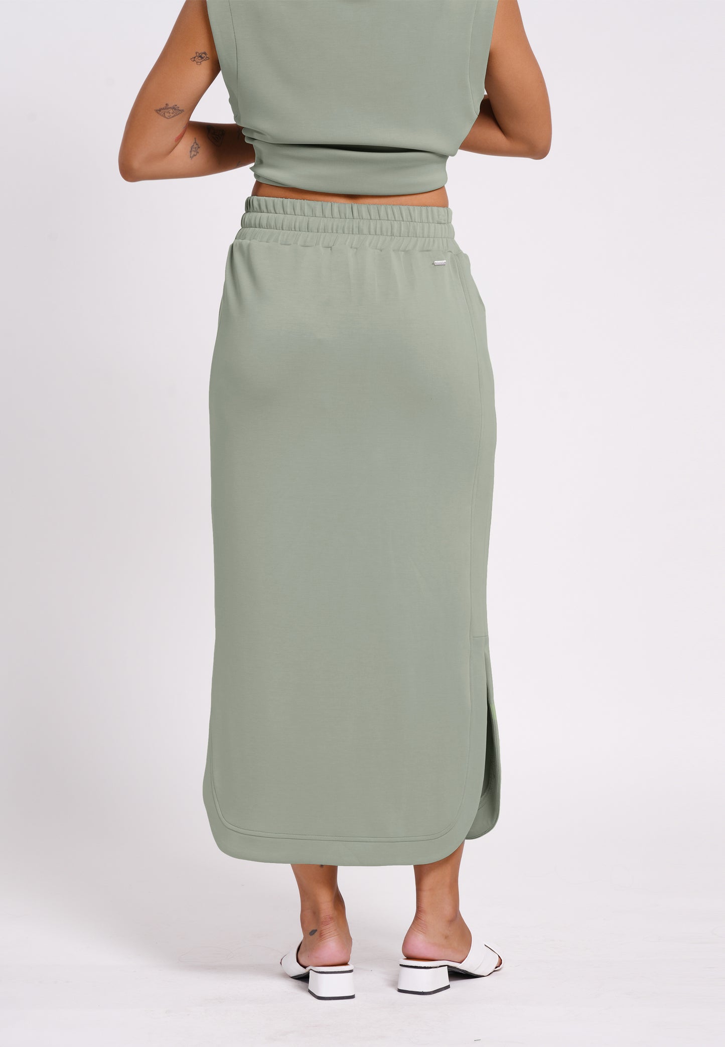 Raf Novel Skirt  (Sage)