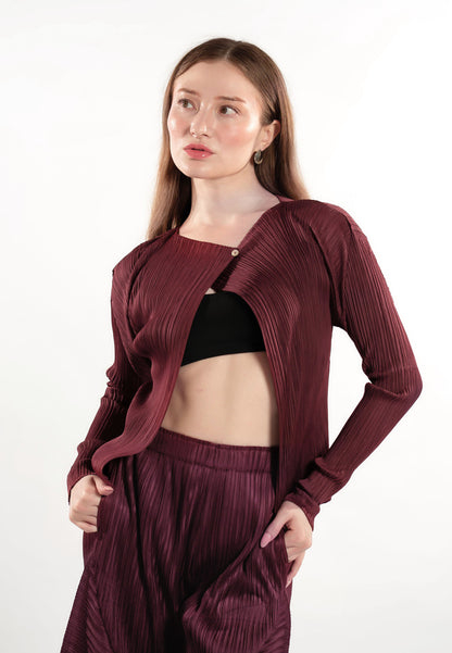 RAF Ocellar Long Sleeve Cardigan (Red)
