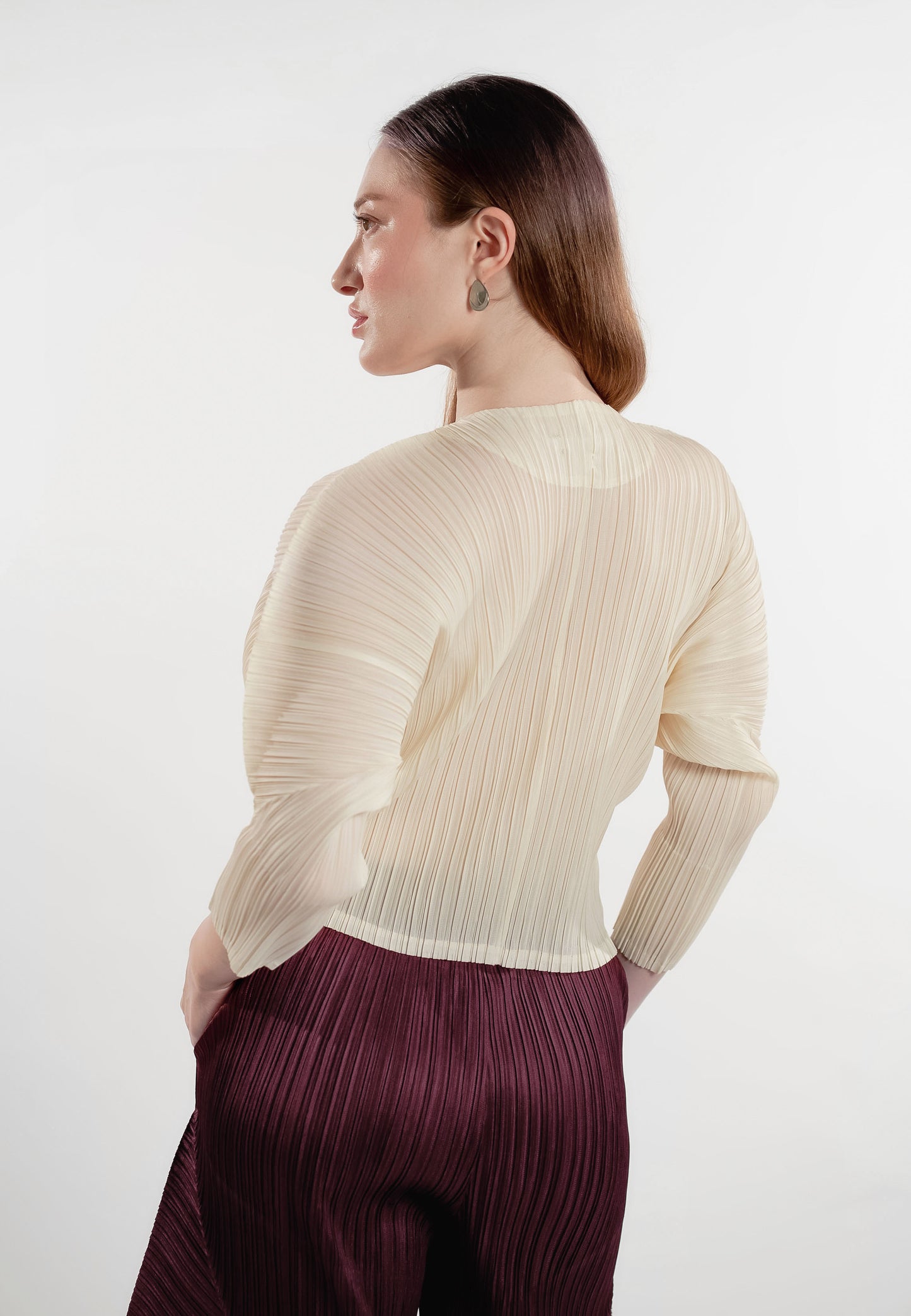 RAF Optic Quarter Sleeve Top (Cream)