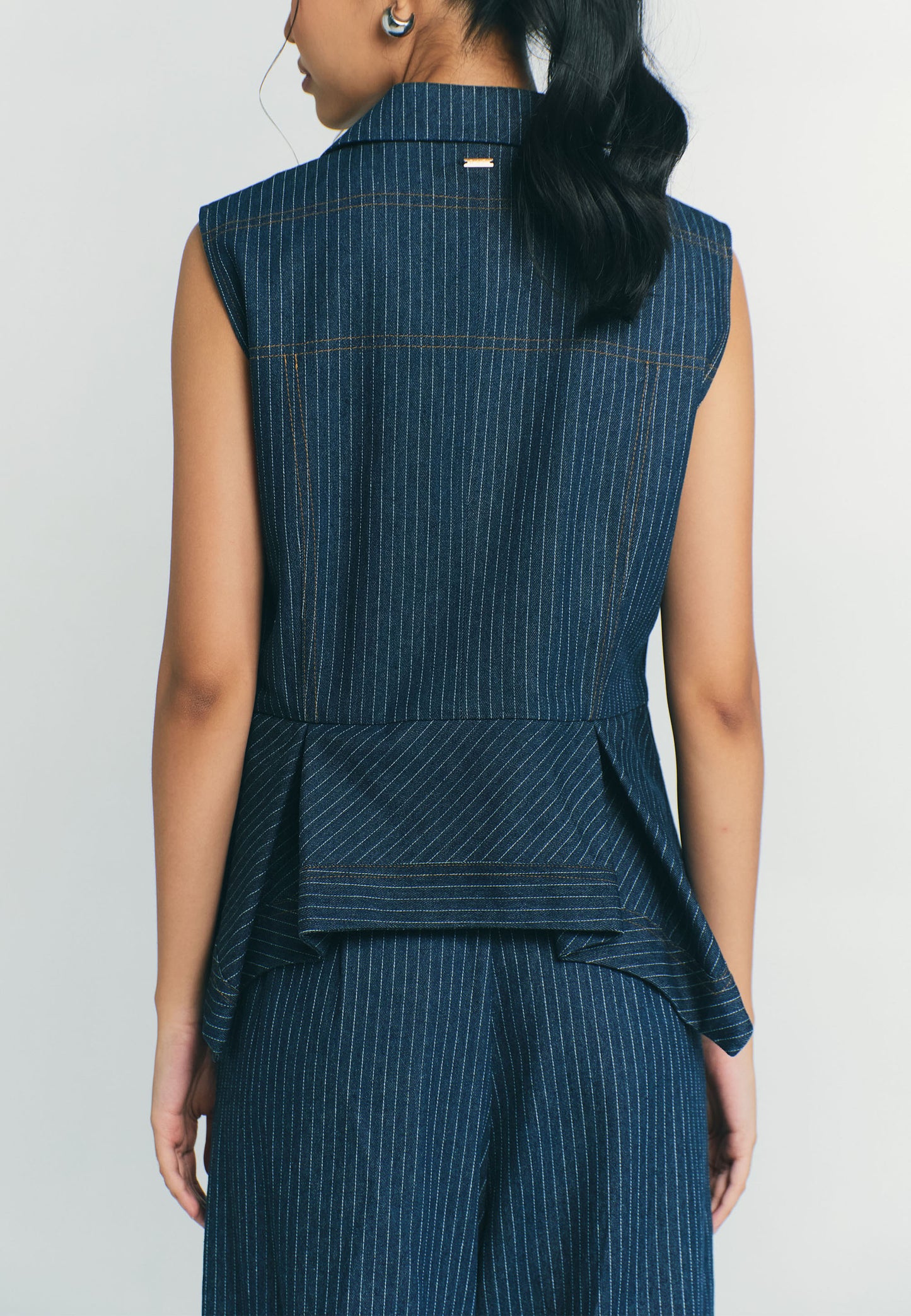 RAF Pike Sleeveless Vest (Denim)