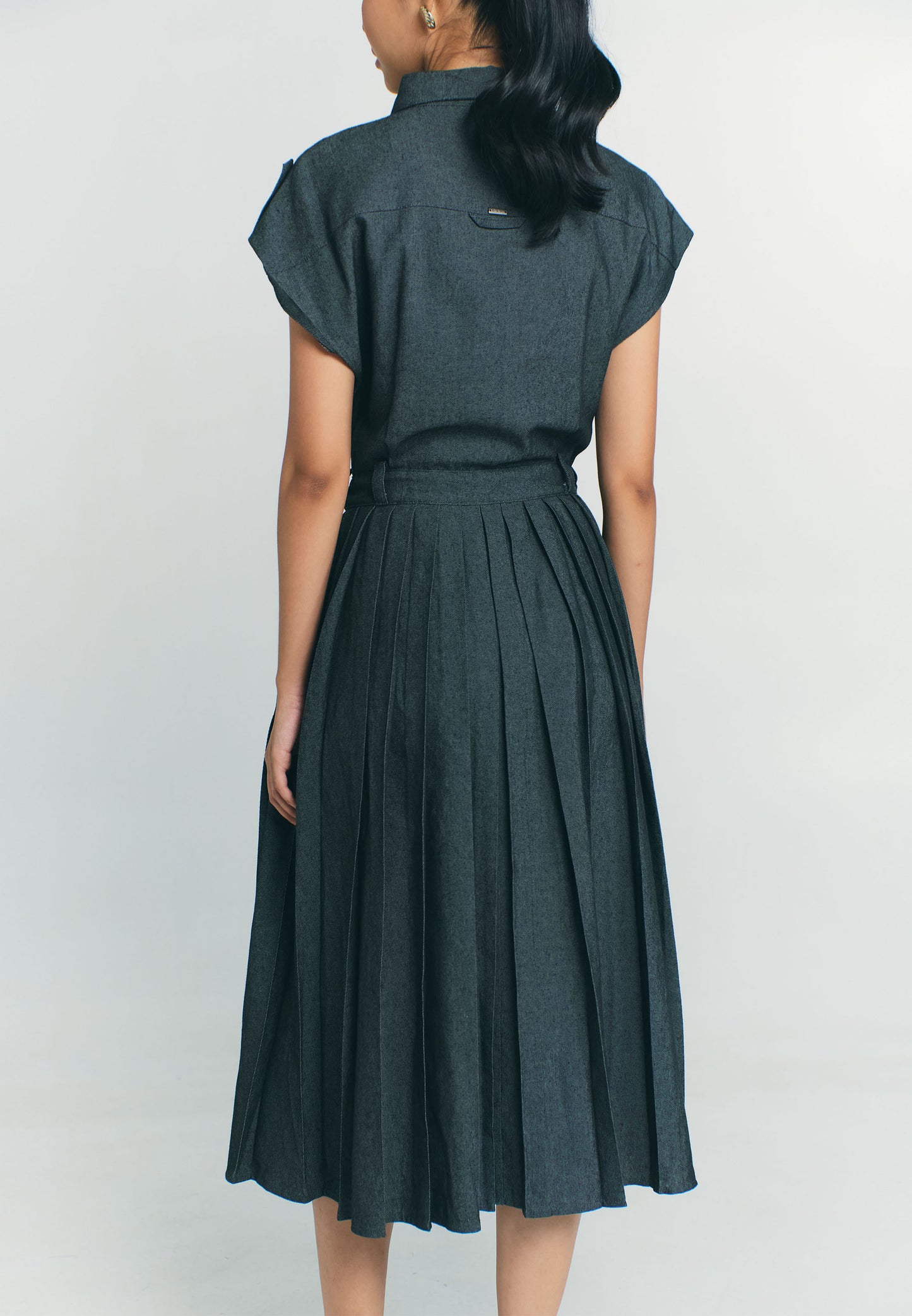RAF Poppy Extended Sleeve Dress (Dark Denim)