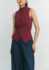 RAF Prim Sleeveless Top (Burgundy)