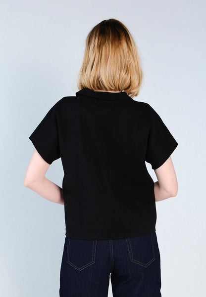 Raf Fitz Short Sleeve Top (Black)