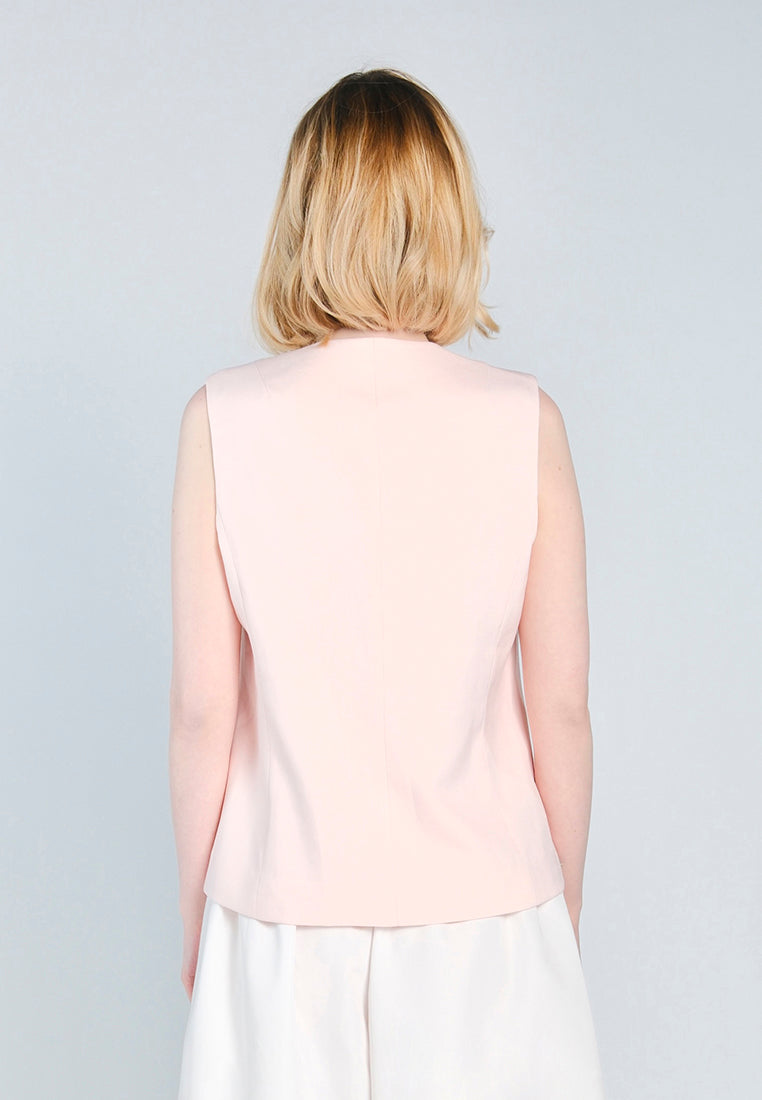 Raf Fletcher Sleeveless Top (Light Pink)