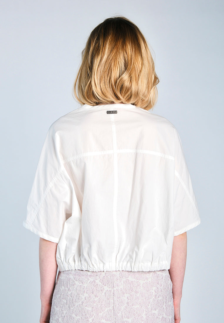 Raf Ford Quarter Sleeve Jacket Top (White)