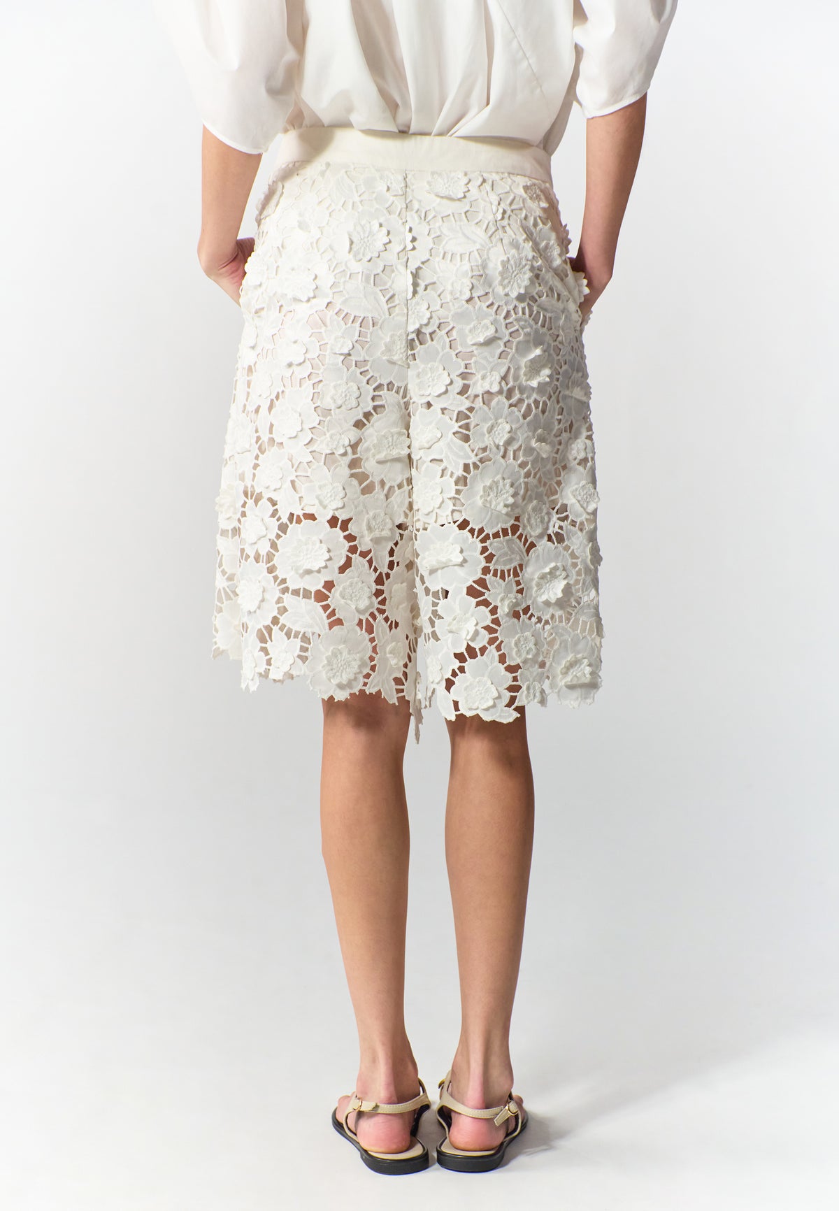 RAF Rouse Long Shorts (White)