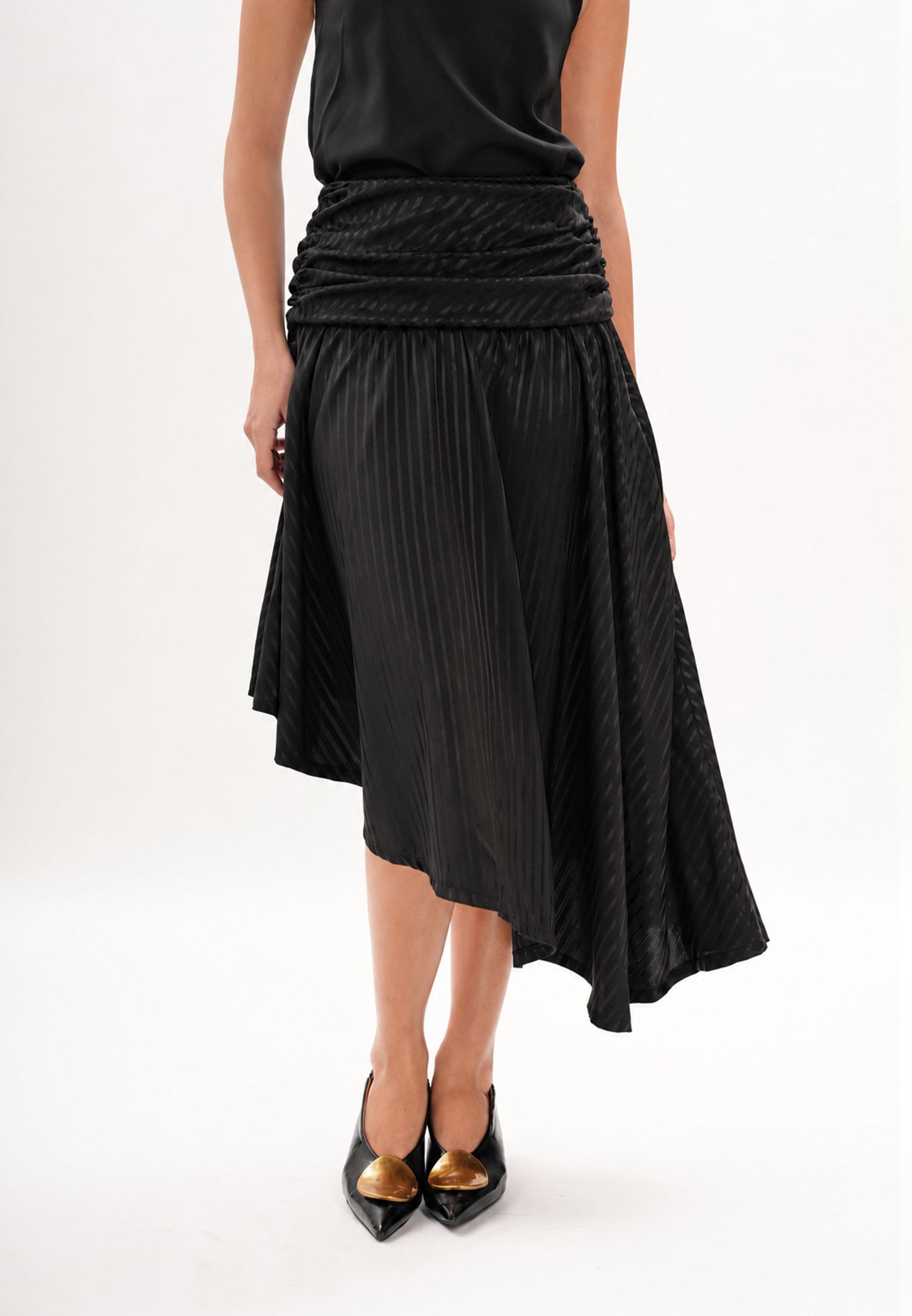 Archetype Refined Smoked Skirt  (Black)