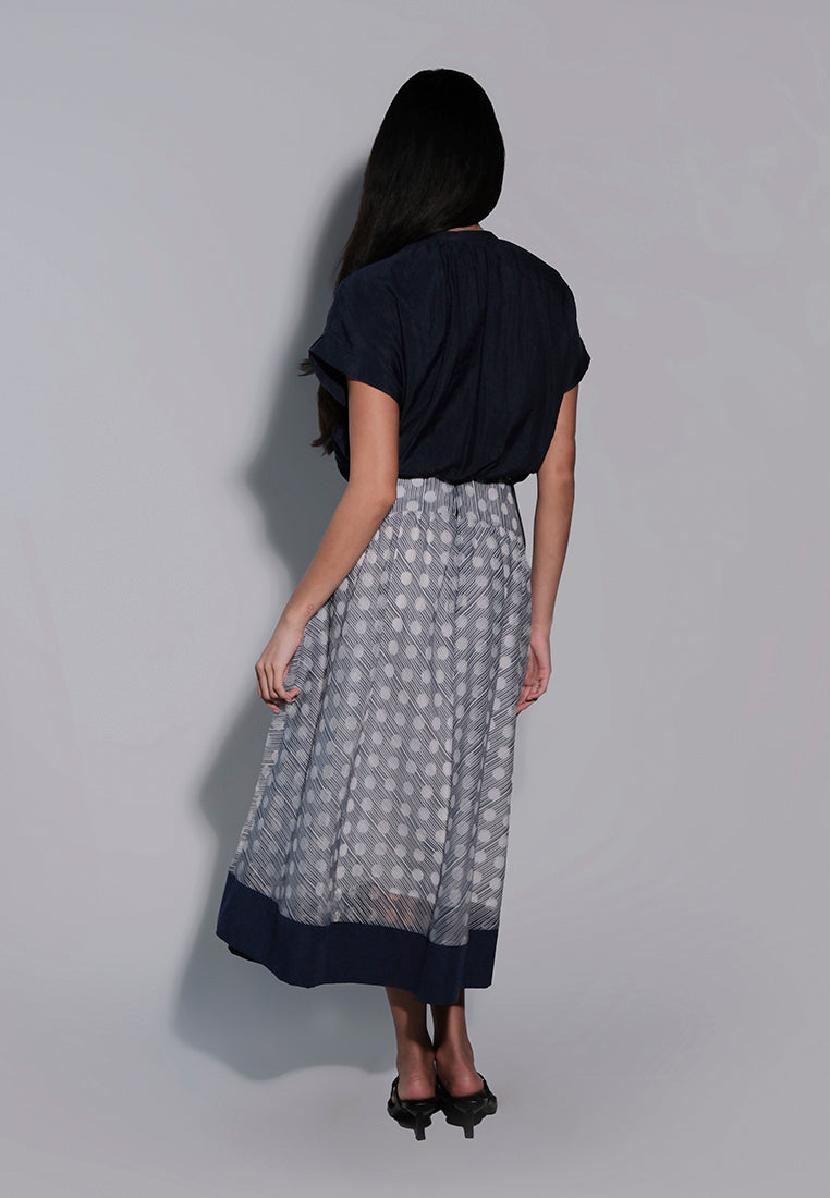 Femina The Maiden 2-In-1 Dress (Printed Navy)