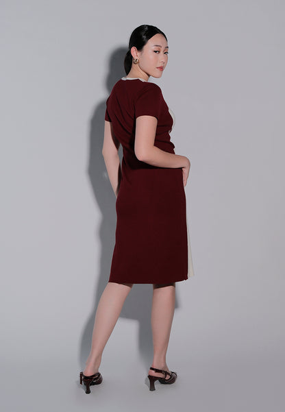 Femina The Mystic Short Sleeve Dress (Printed Beige)