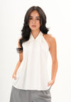 Archetype Refined Vapor Sleeveless Top  (Offwhite)