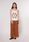 Aines Sleeveless Top (Cream)