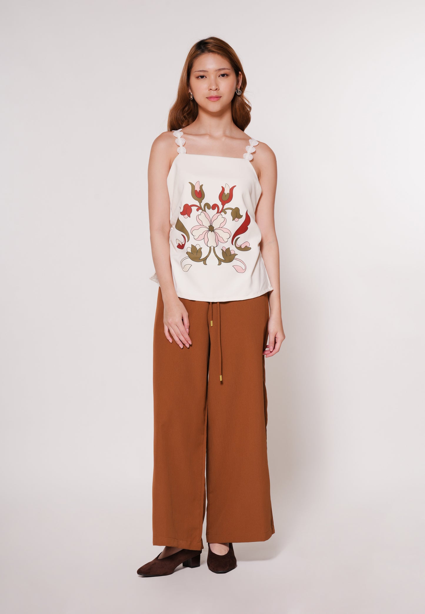 Aines Sleeveless Top (Cream)