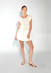 Sari- Sari Allona Short Sleeve Top (Off-white)