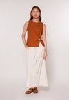 Ames Sleeveless Top (Camel)