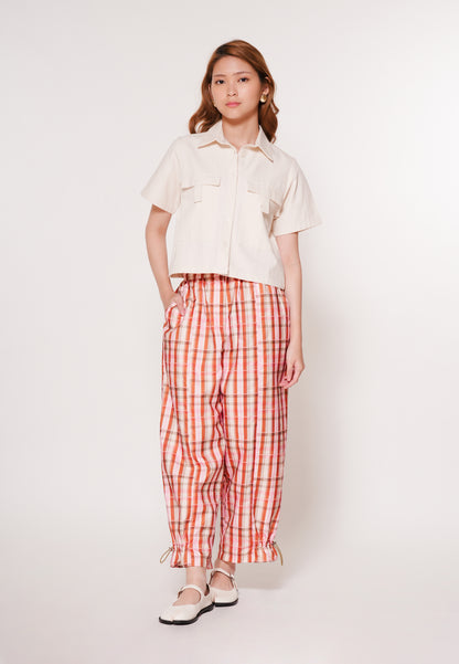 Andrix Short Sleeve Top(Cream)