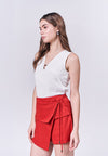 Almare Antler Sleeveless Top (Off-white)