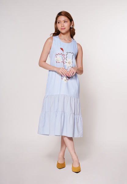 Arvey Sleeveless Dress  (Sp. Blue)
